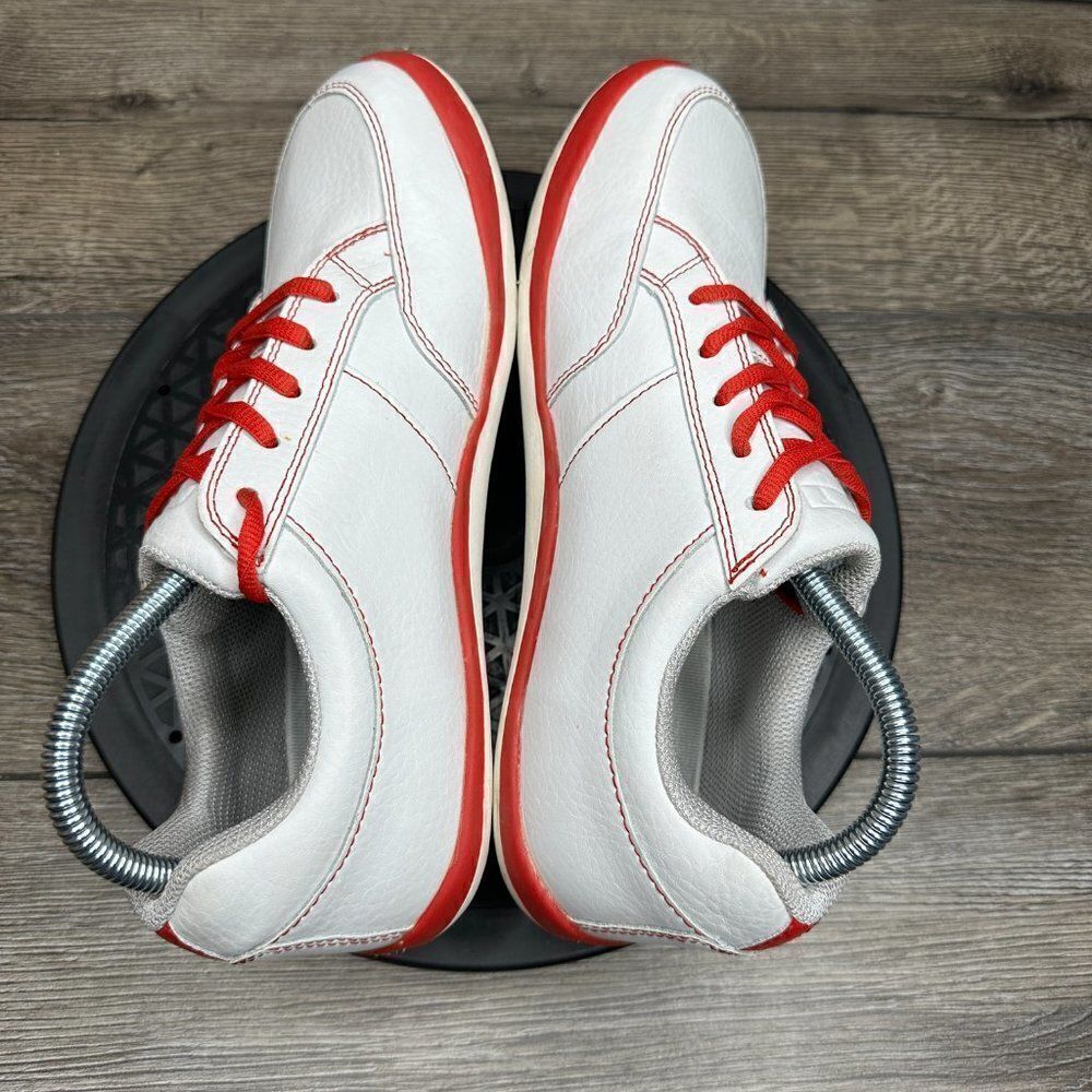 True Linkswear Golf Shoes Men's  Size 7 Gray/White/Red - Picture 5 of 7